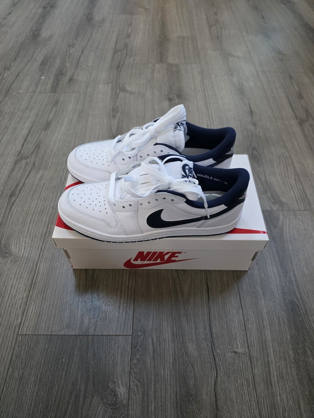 Air Jordan 1 Low 85 Metallic Blue Sneakers Mens Size 10